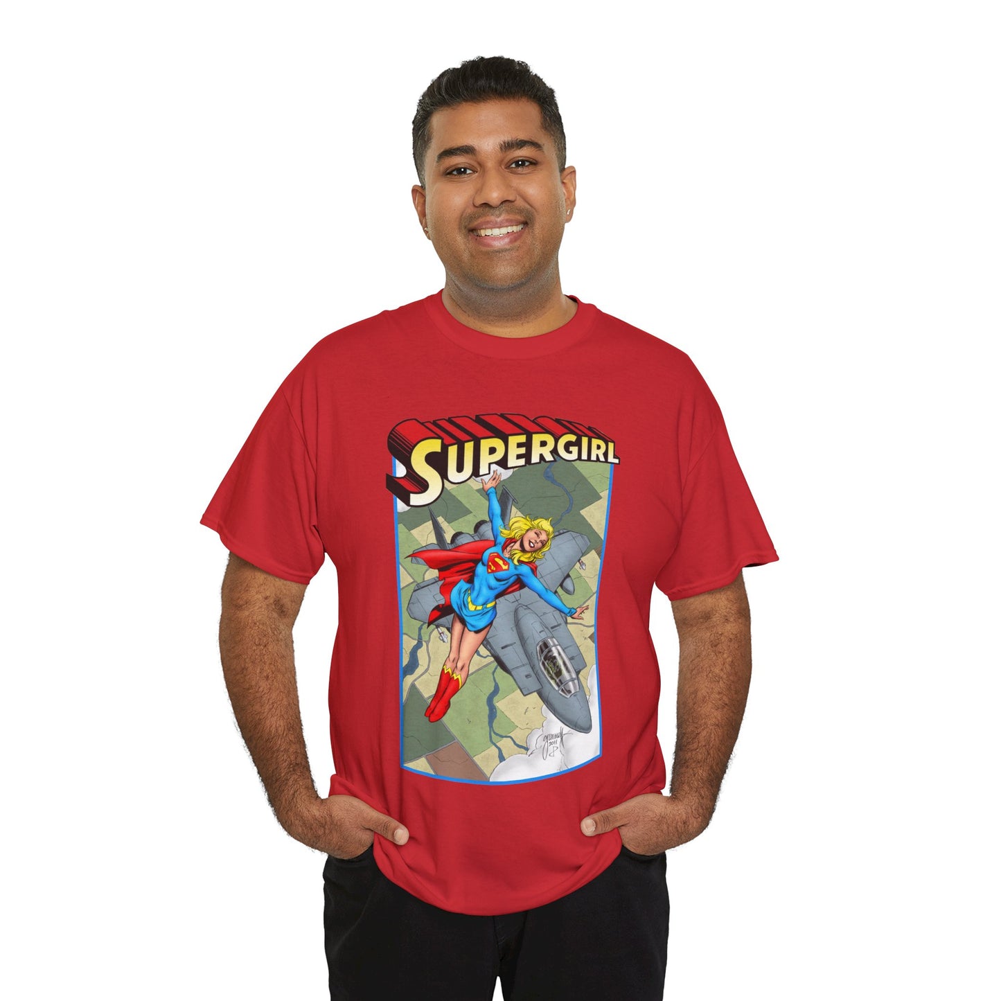 Supergirl T-Shirt - Tom Grummett Art - Kara from Argo City, Superman's Cousin - The Maid of Might - DC Comics