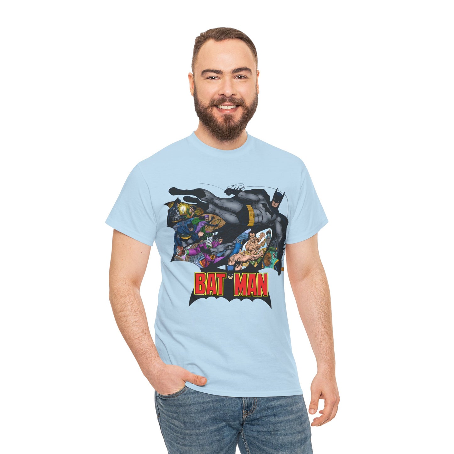 Batman T-Shirt - John Byrne Art - Joker, Catwoman, Ra's al Ghul, Talia - DC Comics - The Batcave
