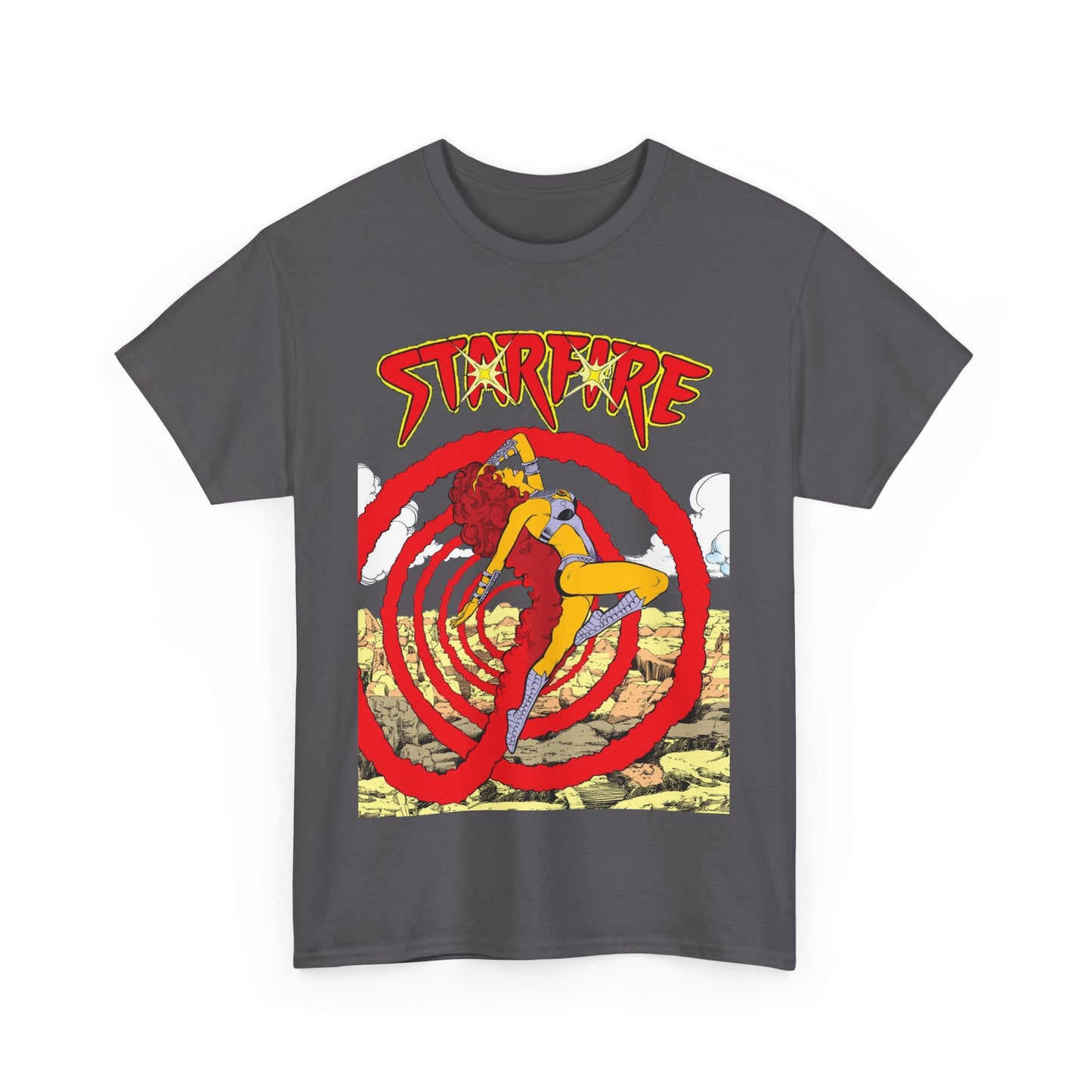 Starfire T-Shirt - George Perez Art - New Teen Titans Member - DC Comics - Koriand'r, Princess from Tamaran