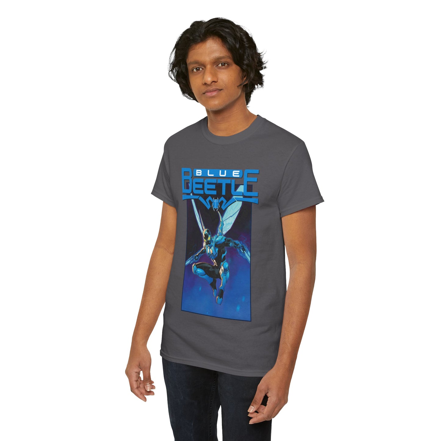 Blue Beetle T-Shirt - Dan Mora Art - DC Comics Character - Jaime Reyes