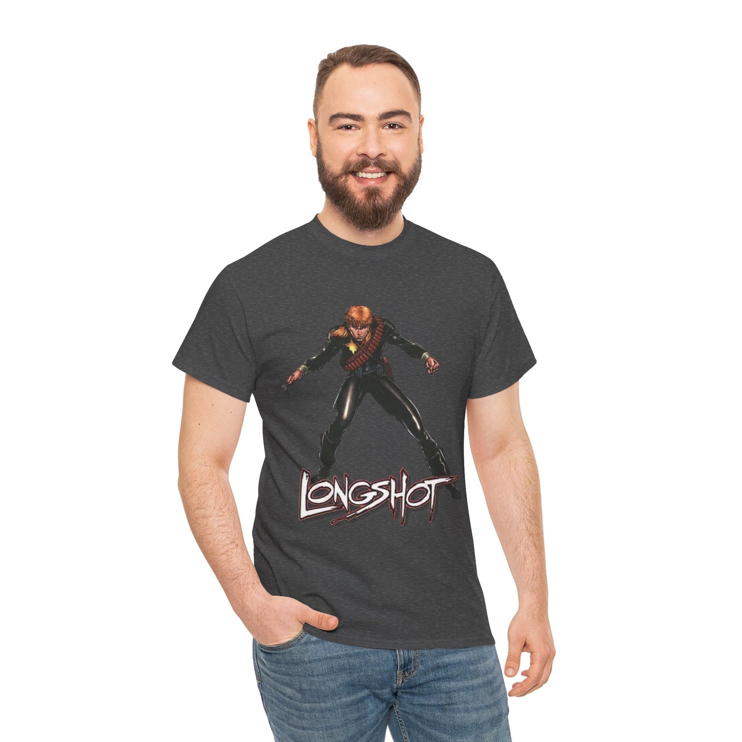 Longshot T-Shirt - Arthur Adams Art - Marvel Comics - Uncanny X-Men - Mojo Foe - Mutant Member - Popular 1980s Series - Mojoverse