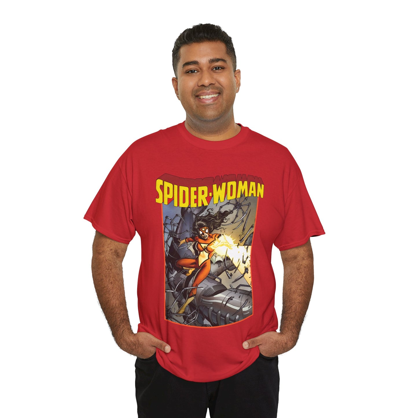 Spider-Woman T-Shirt - George Perez Art - Jessica Drew - Marvel Comics