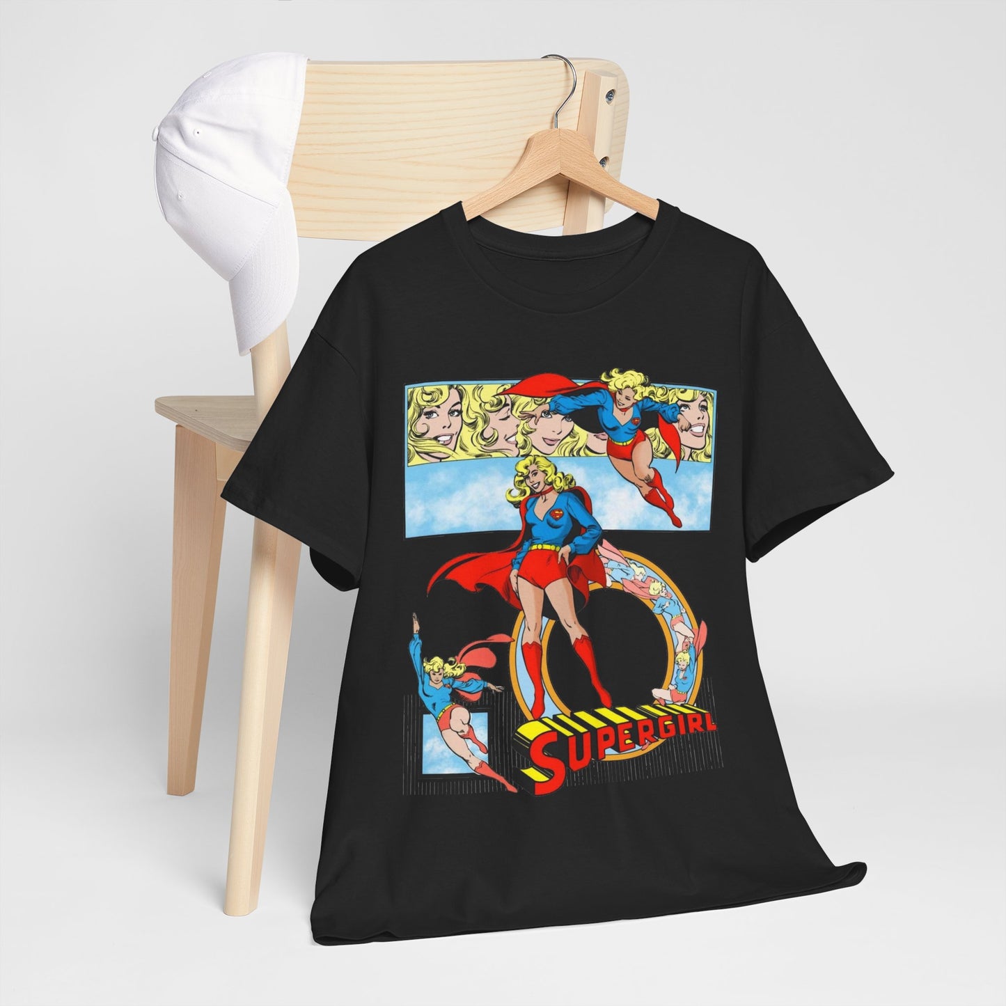 Supergirl T-Shirt - Krypton, Superman, Kara, Kandor - DC Comics - 1980s Art - Style Guide - Superman's Cousin