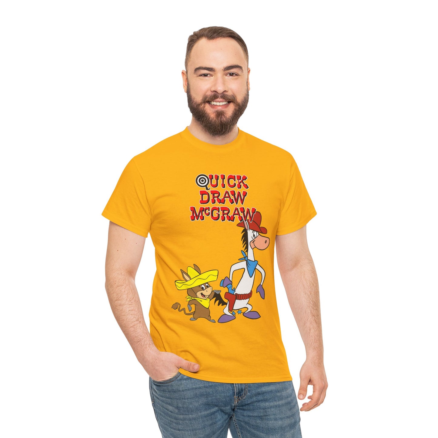 Quick Draw McGraw T-Shirt - Baba Looey - Hanna-Barbera Cartoon - Popular 1960s TV Animation