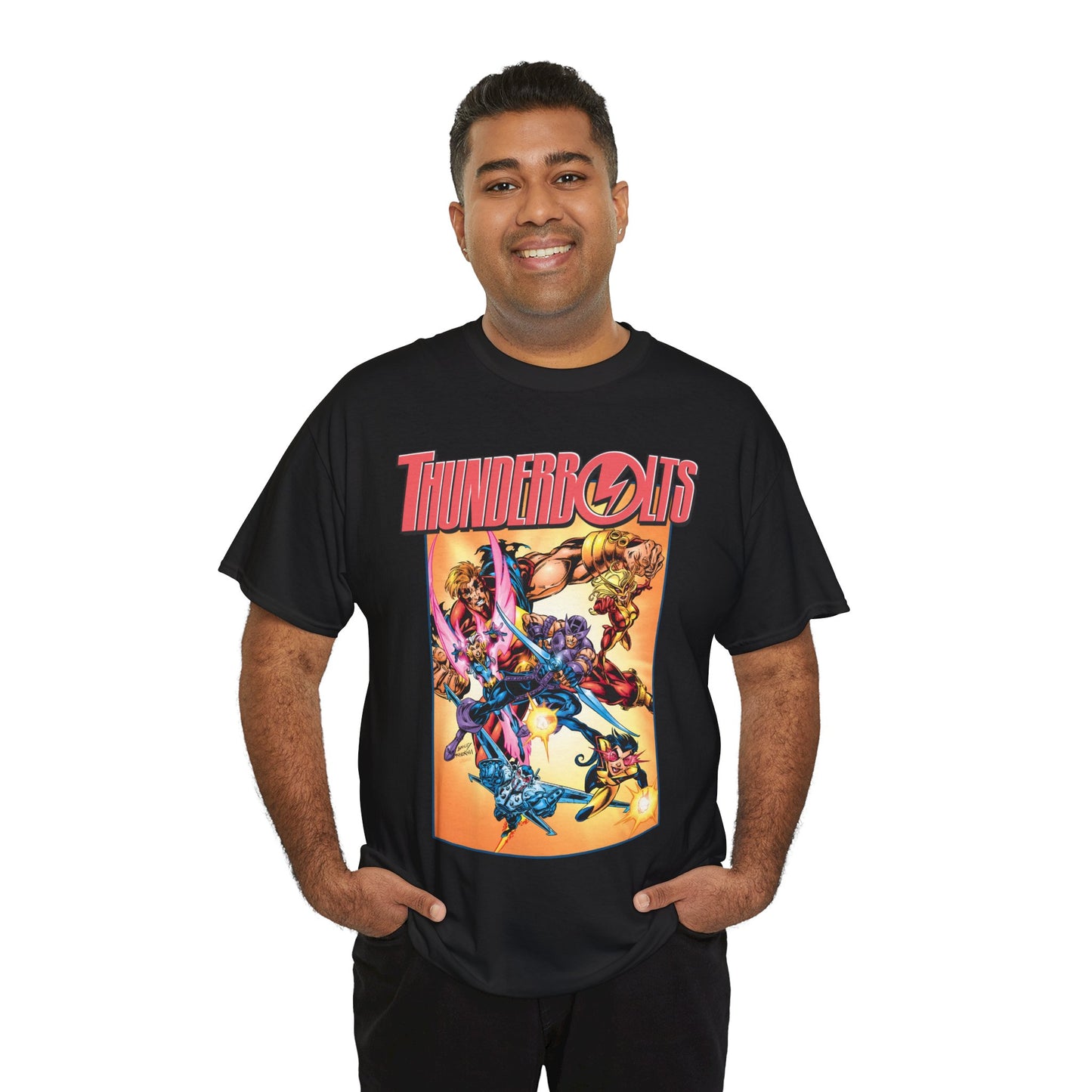 Thunderbolts T-Shirt - Mark Bagley Art - Hawkeye, Songbird - Marvel Comics - Avengers Connection