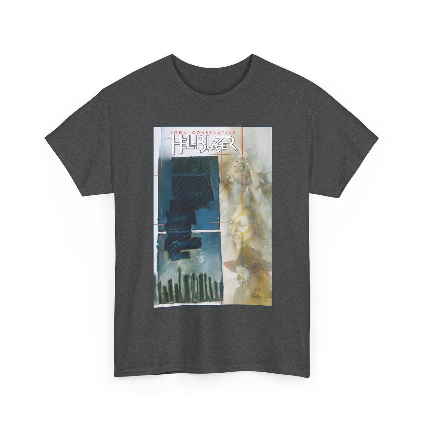 Hellblazer T-Shirt - Dave McKean Art - Vertigo Comics - John Constantine - #14 Cover Art