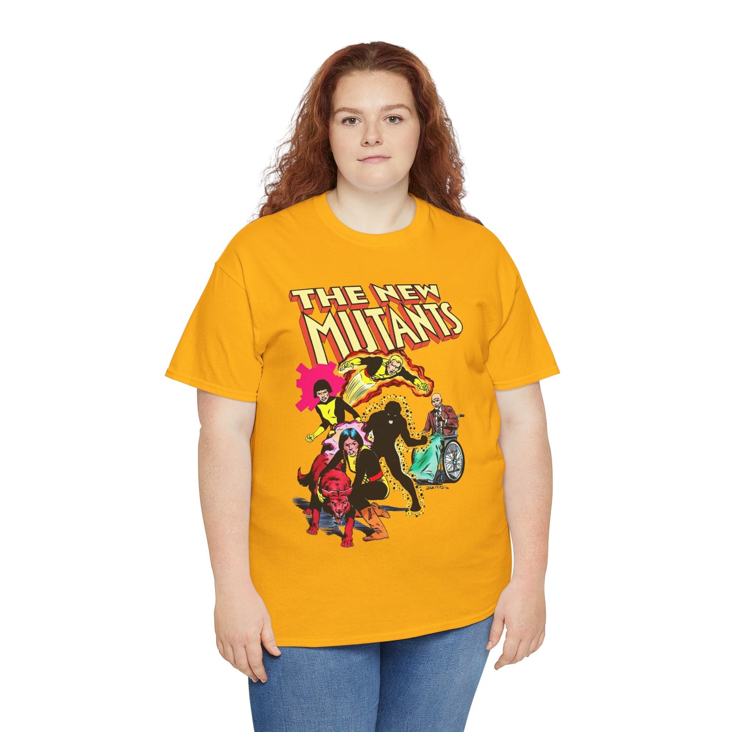 New Mutants T-Shirt - Sunspot, Cannonball, Mirage, Karma, Danni Moonstar - X-Men Characters - Marvel Comics - Mutant Students - Professor X