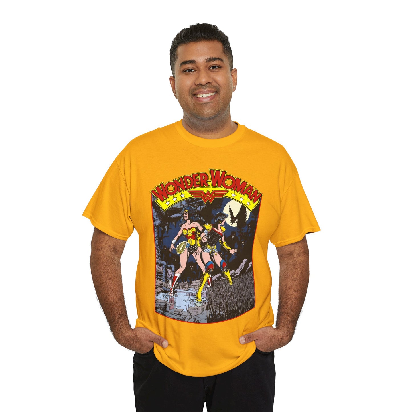 Wonder Woman & Troia T-Shirt - George Perez Art - Wonder Girl, Donna Troy - Themyscira, Paradise Island - DC Comics