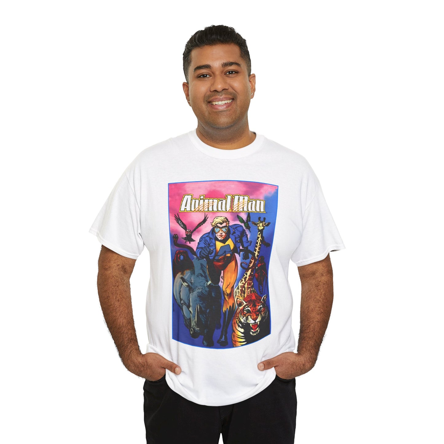 Animal Man T-Shirt - Brian Bolland Art - #1 Cover Art - Buddy Baker - DC Comics, Vertigo Comics