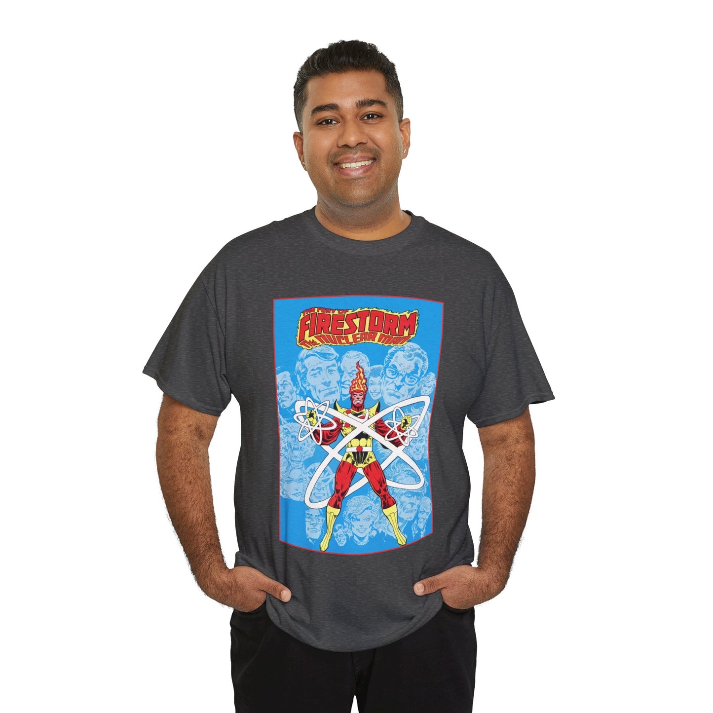 Fury of Firestorm T-Shirt - Pat Broderick Art - The Nuclear Man, Ronnie Raymond - JLA Member - DC Comics