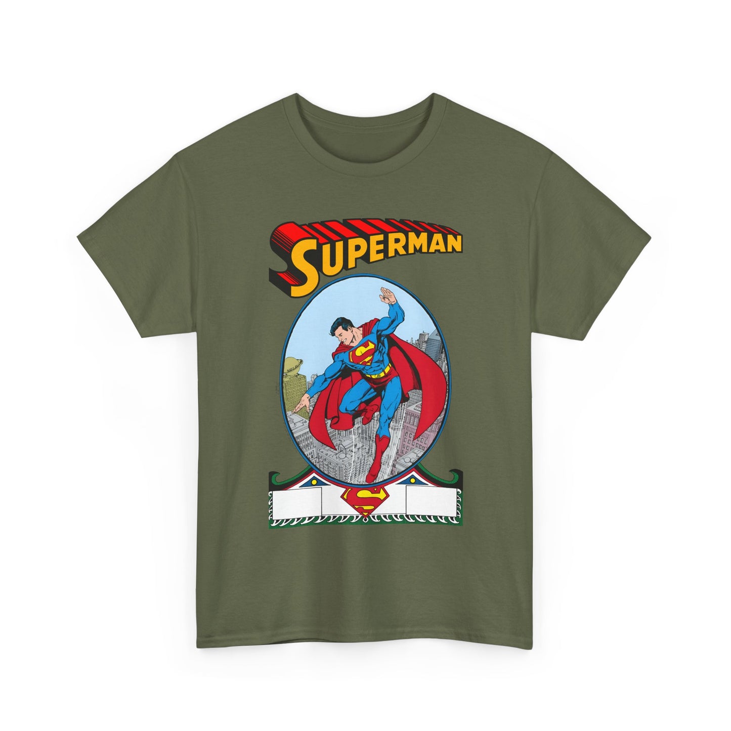 Superman T-Shirt - George Perez Art - #1 Homage Cover - Metropolis, Man of Steel, Daily Planet, Clark Kent - DC Comics