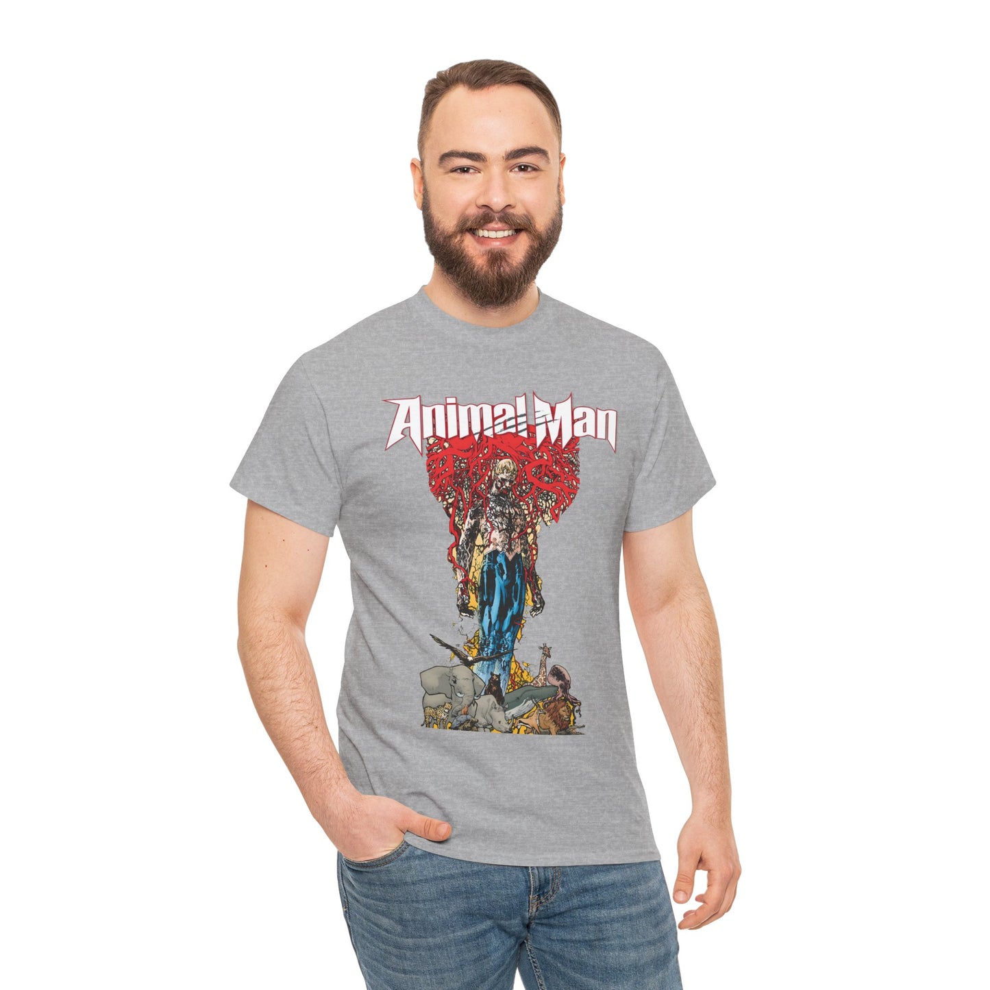 Animal Man T-Shirt - Travel Foreman Art - Buddy Baker - New 52 - DC Comics