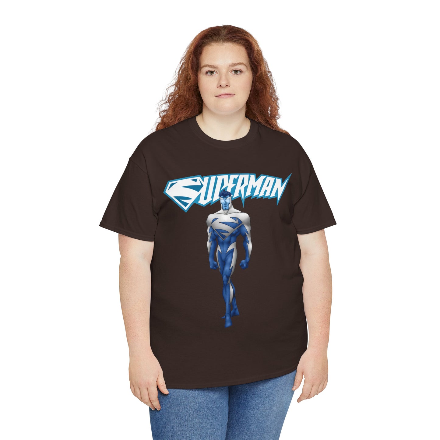 Superman T-Shirt - Clark Kent - Man of Steel - DC Comics - Electric Superman 1990s Storyline