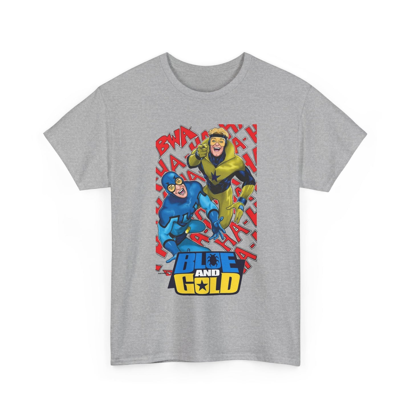 Booster Gold & Blue Beetle T-Shirt - DC Comics - Justice League International Members - Ted Kord