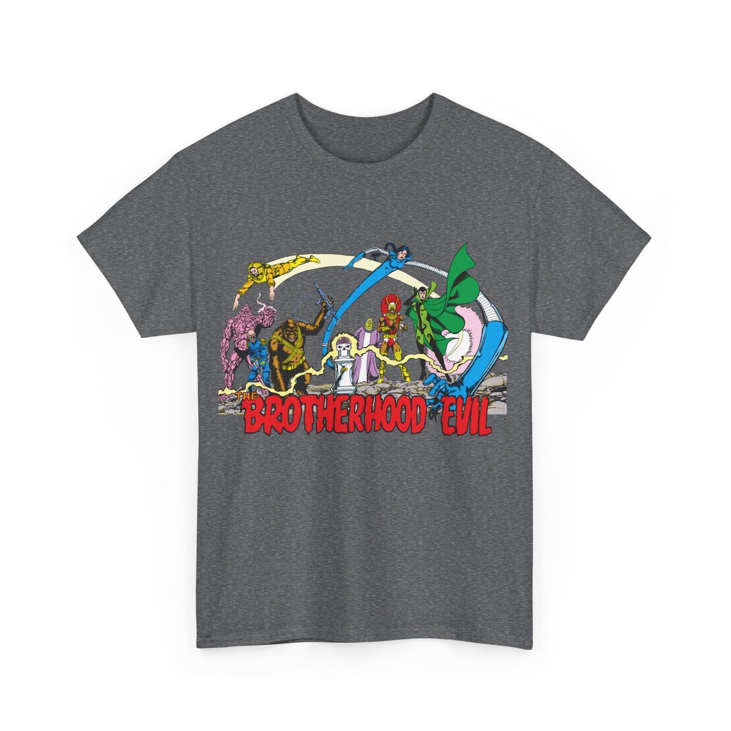Brotherhood of Evil T-Shirt - George Perez Art - New Teen Titans, Doom Patrol - DC Comics - Madame Rouge, Phobia