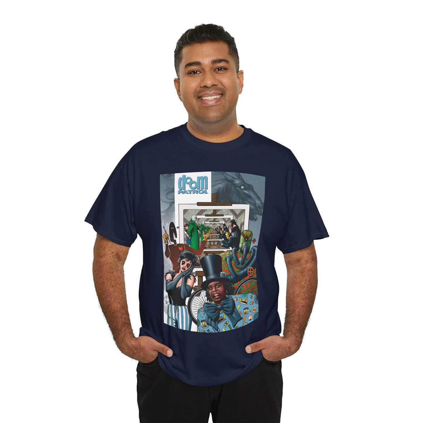 Doom Patrol T-Shirt - Brian Bolland Art - Grant Morrison Story - DC Comics/Vertigo Comics