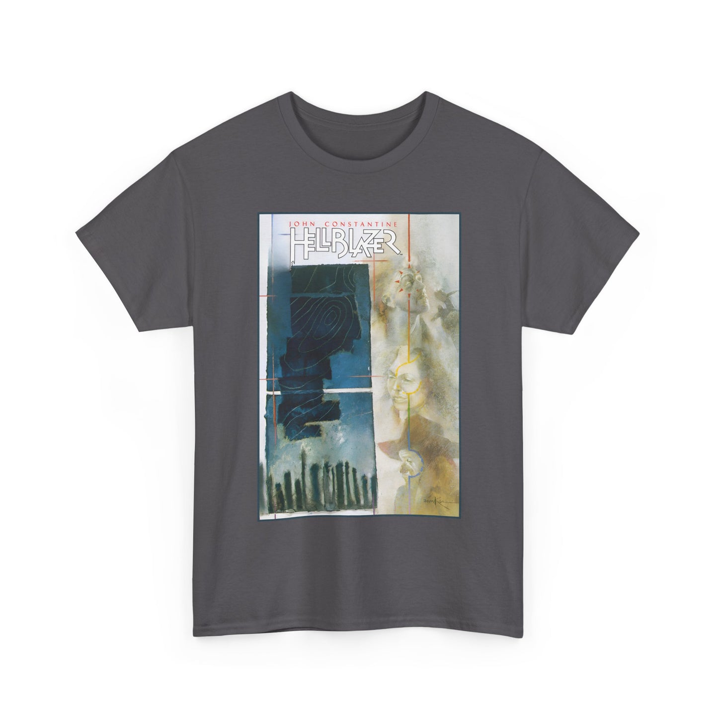 Hellblazer T-Shirt - Dave McKean Art - Vertigo Comics - John Constantine - #14 Cover Art