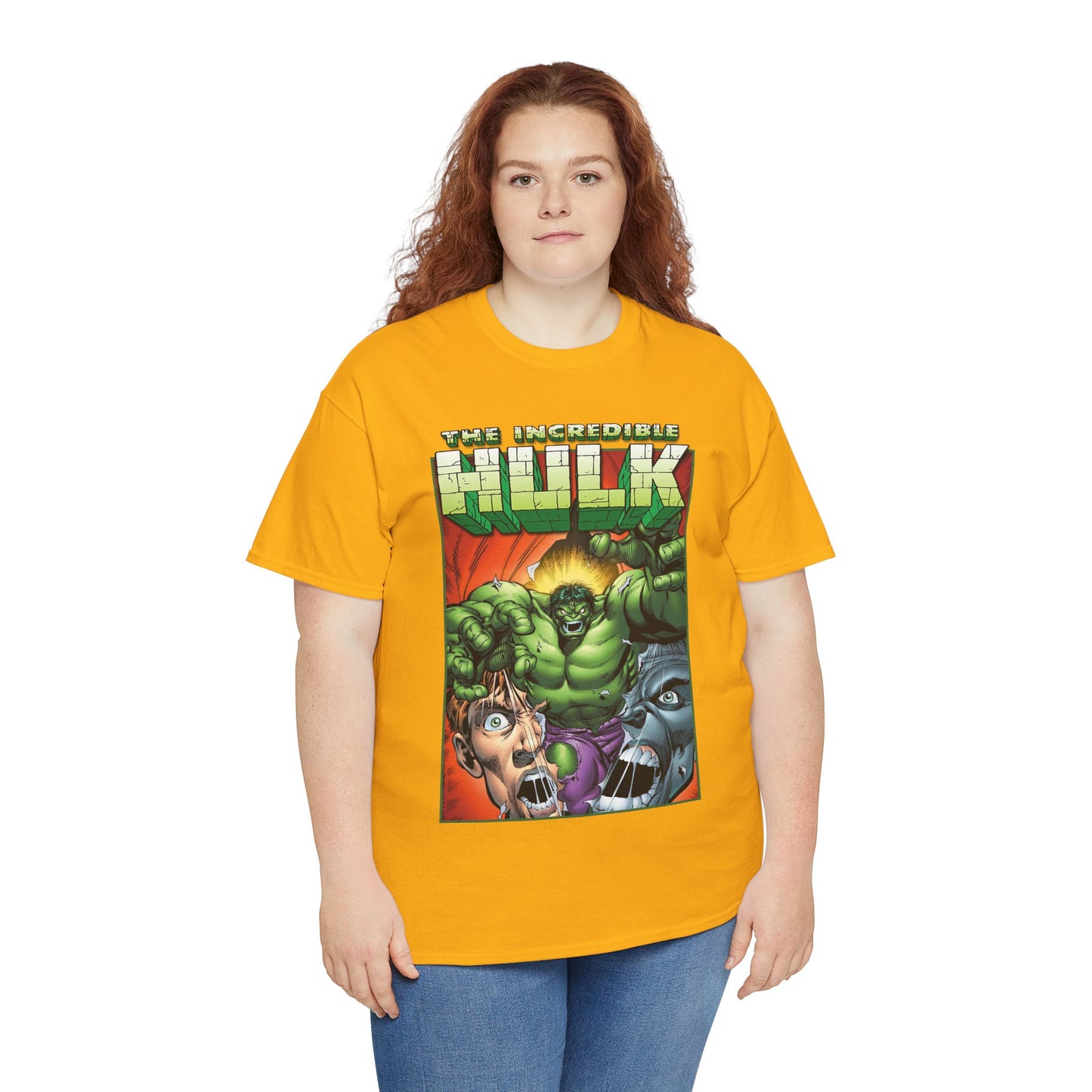 Incredible Hulk T-Shirt - Dale Keown Art - Bruce Banner Psyche - Peter David Story - 1990s Art - Marvel Comics