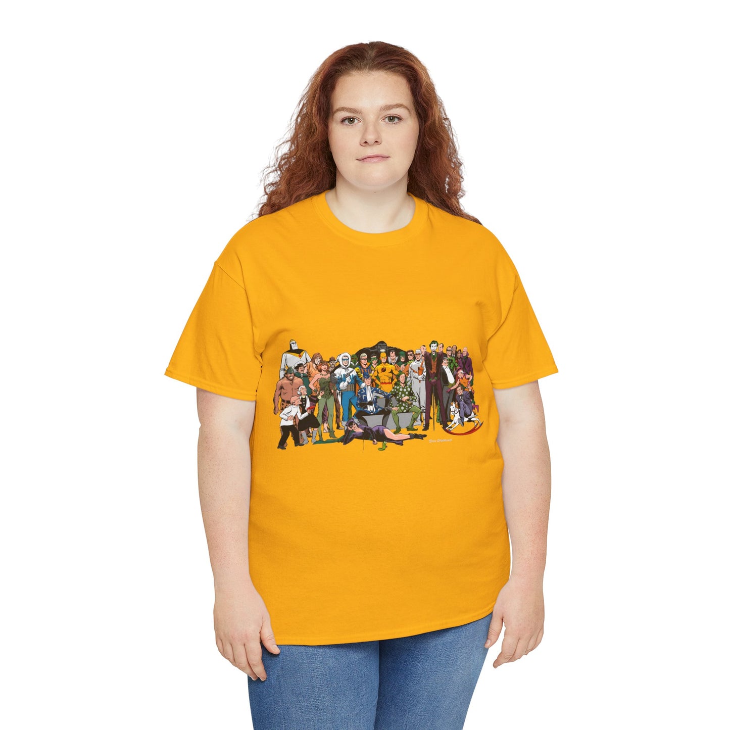 Secret Origins of Super-Villains T-Shirt - Dick Giordano Art - DC Comics - Joker, Mirror Master, Captain Cold, Lex Luthor, Scarecrow, Poison Ivy, Grodd