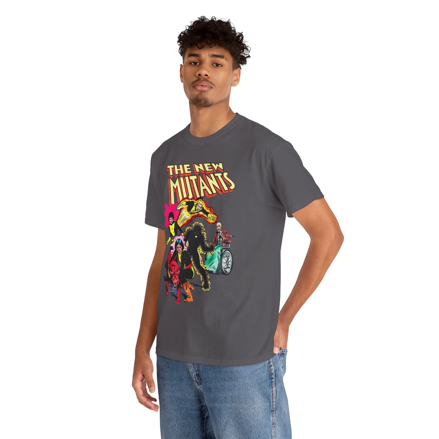 New Mutants T-Shirt - Sunspot, Cannonball, Mirage, Karma, Danni Moonstar - X-Men Characters - Marvel Comics - Mutant Students - Professor X