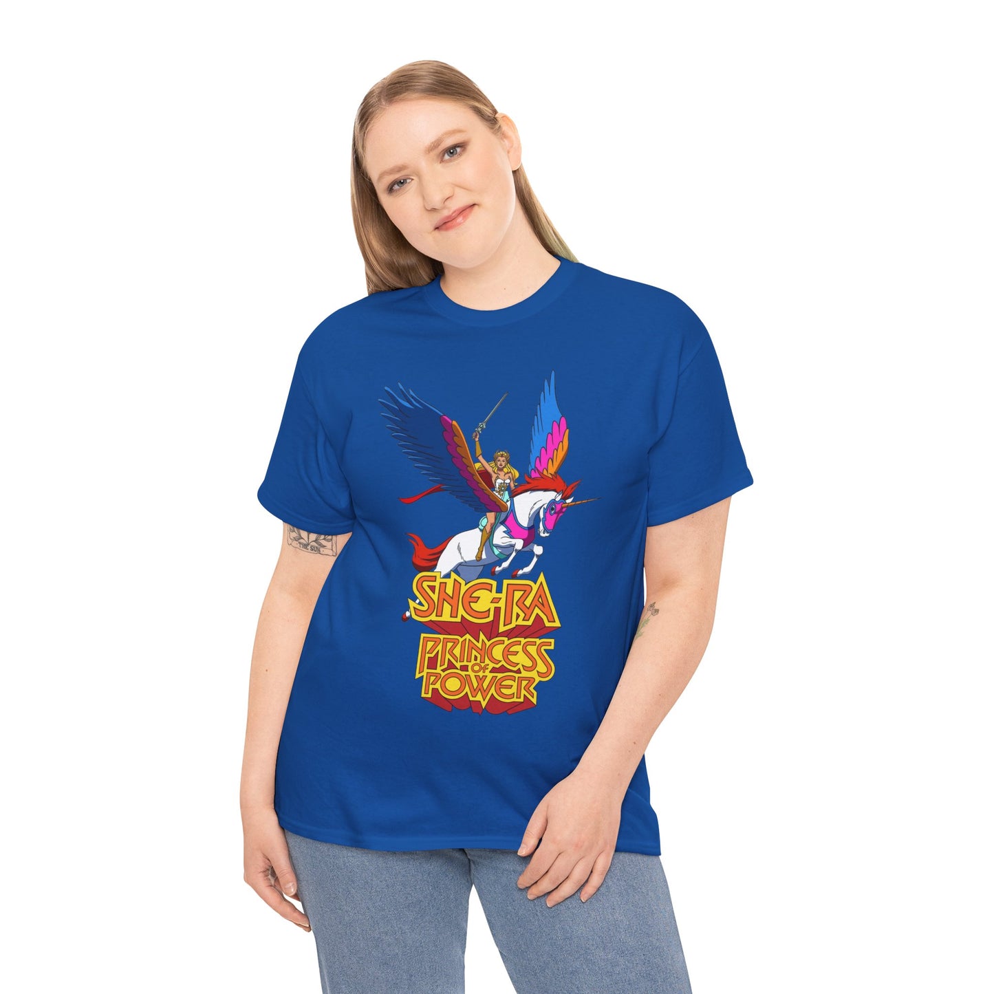 She-Ra & Swiftwind T-Shirt - Adora, Princess of Power, POP - Beloved Filmation Cartoon from the 1980s - He-Man Connection - Etheria - Fighting Hordak and the Evil Horde