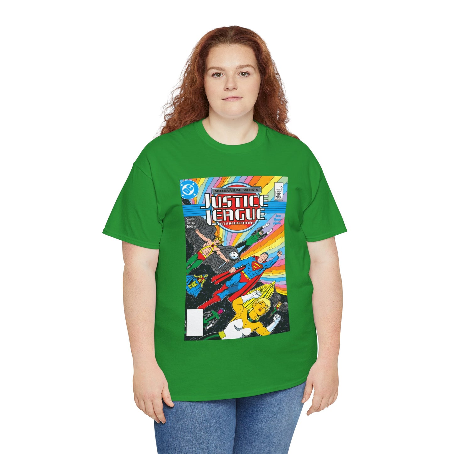 Justice League International T-Shirt - Kevin Maguire Art - DC Comics