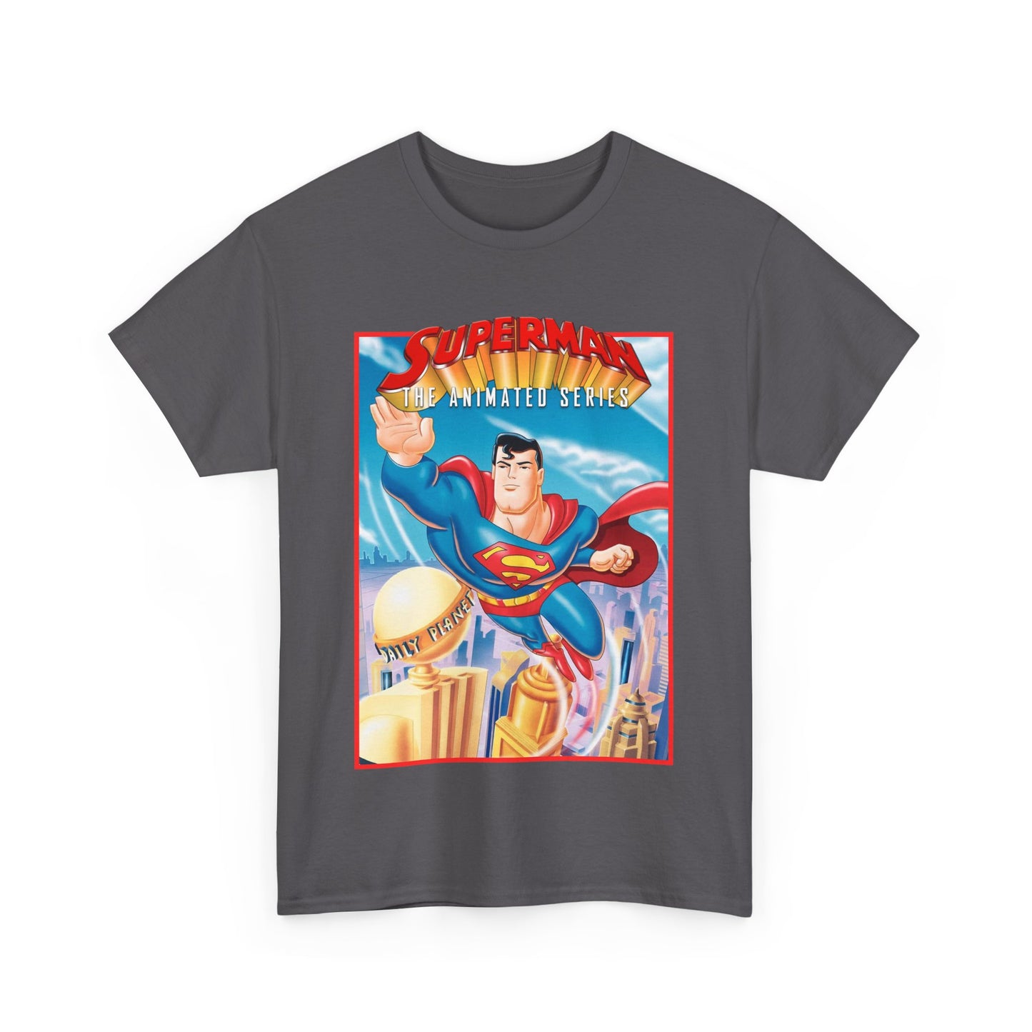 Superman The Animated Series T-Shirt - DC Comics - WB Cartoon 1990s - Metropolis - Man of Steel - Daily Planet