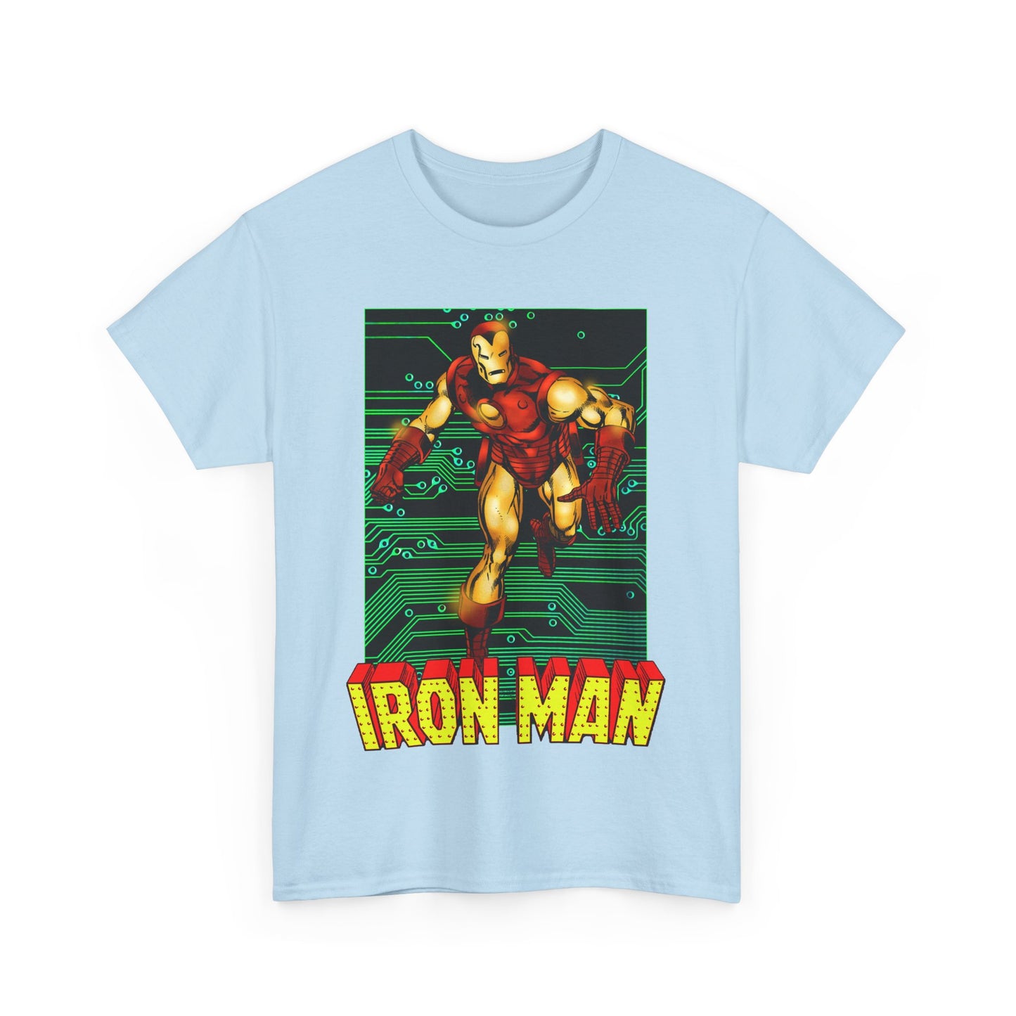 Iron Man T-Shirt - John Byrne Art - Tony Stark, Stark Industries - Avengers Member & Leader - Marvel Comics Armored Hero