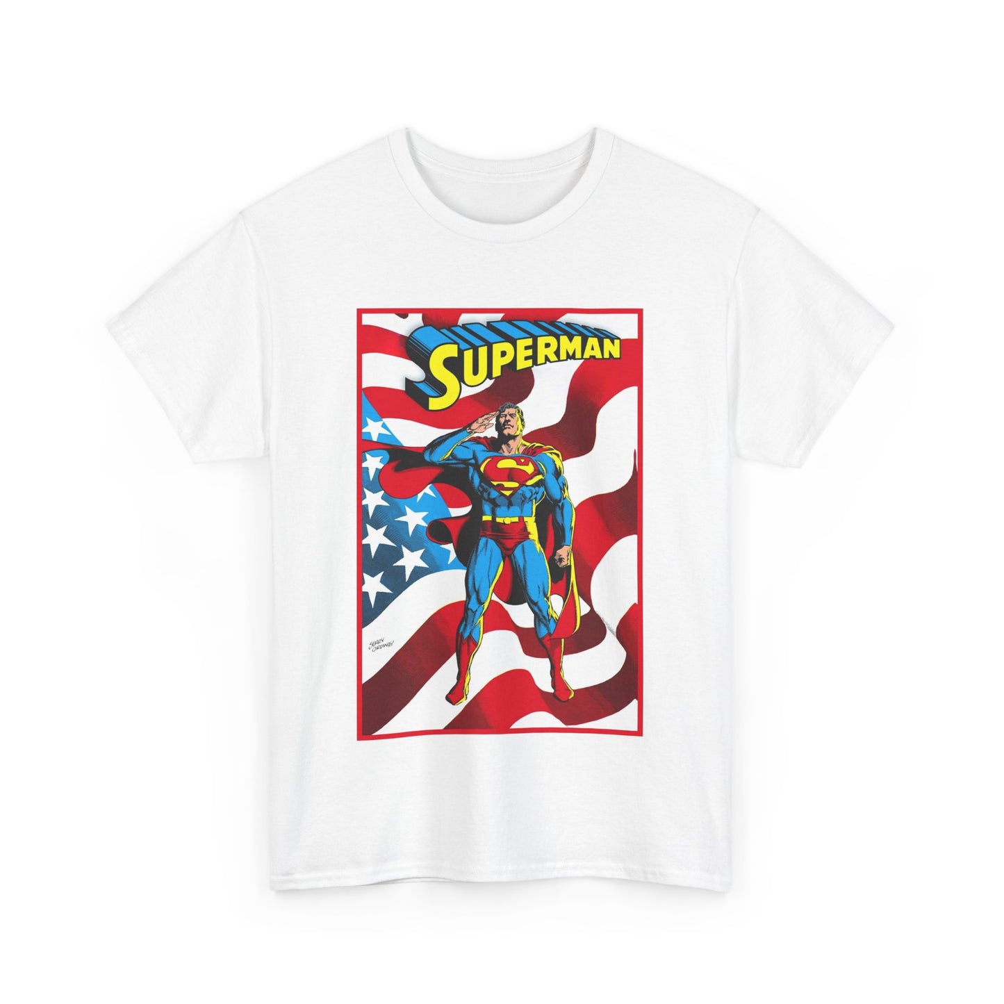 Superman T-Shirt - Jerry Ordway Art - Man of Steel, Metropolis - DC Comics