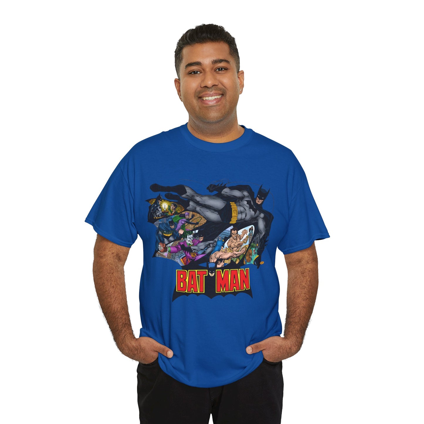 Batman T-Shirt - John Byrne Art - Joker, Catwoman, Ra's al Ghul, Talia - DC Comics - The Batcave