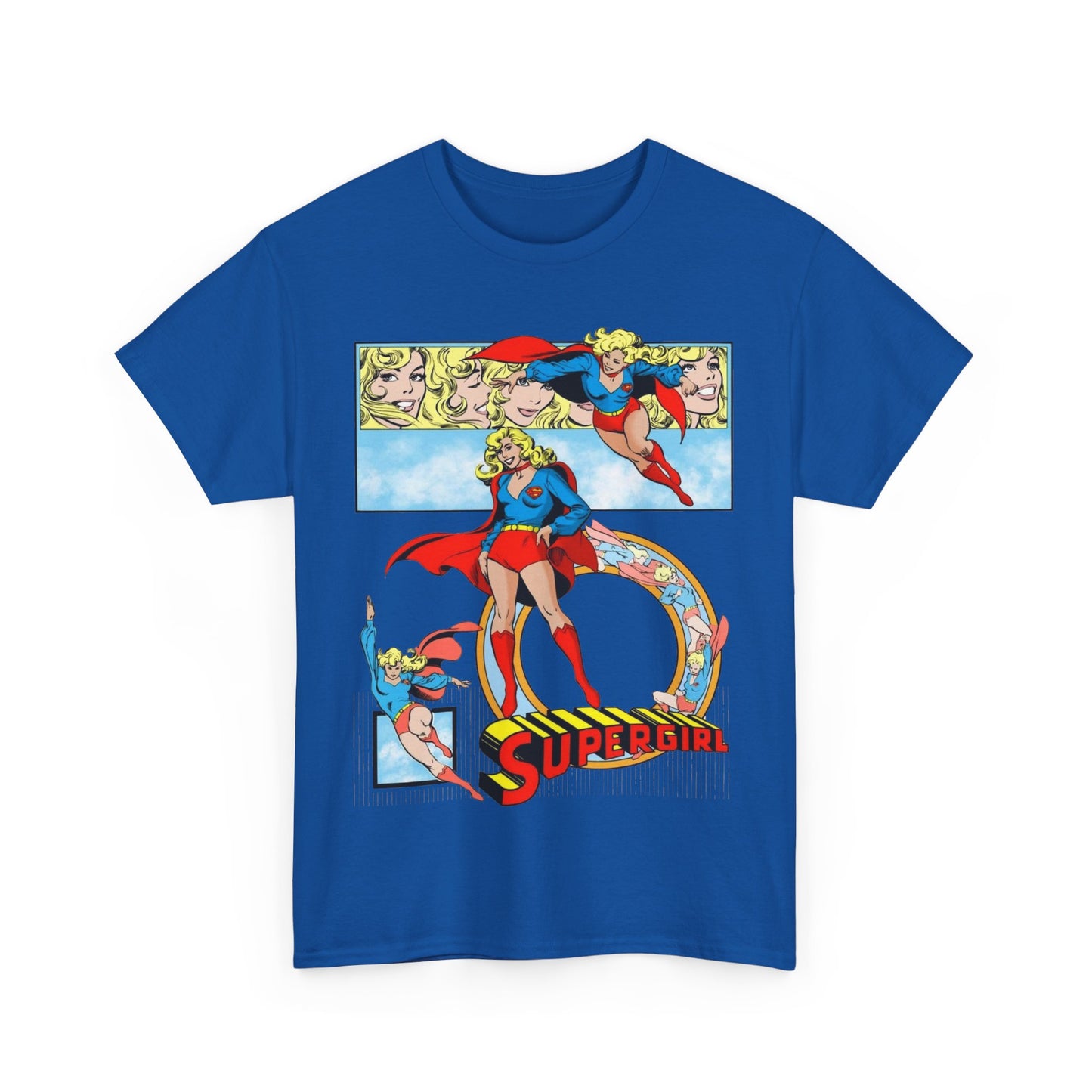 Supergirl T-Shirt - Krypton, Superman, Kara, Kandor - DC Comics - 1980s Art - Style Guide - Superman's Cousin