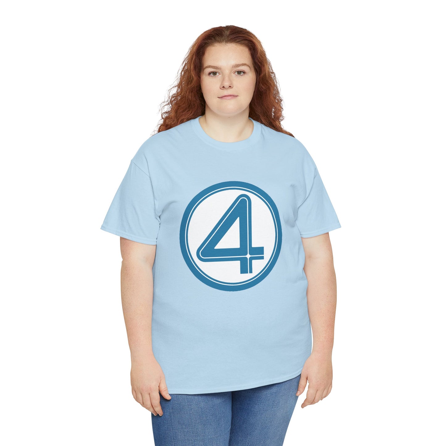 Fantastic Four Logo T-Shirt - New Marvel Movie 2025 - MCU - Pedro Pascal - 4 - Marvel Comics - Reed Richards