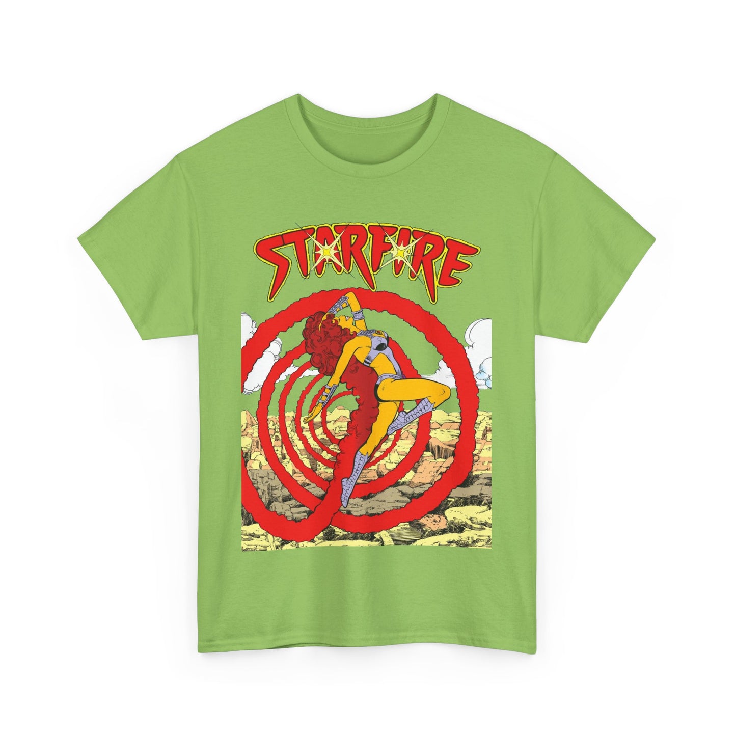 Starfire T-Shirt - George Perez Art - New Teen Titans Member - DC Comics - Koriand'r, Princess from Tamaran
