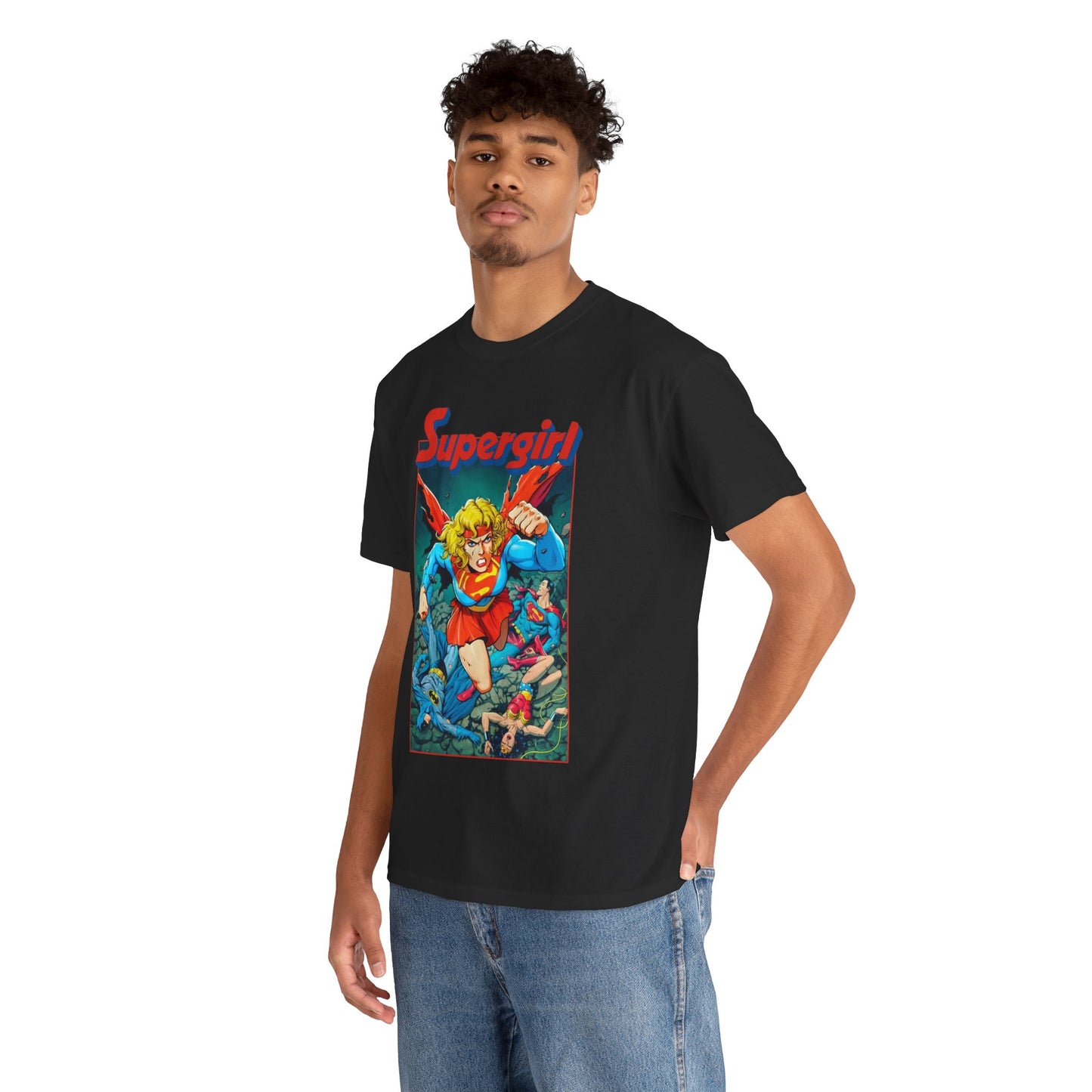 Supergirl T-Shirt - Tom Grummett Art - Crisis on Infinite Earths - Classic DC Comics Series - Death of Supergirl