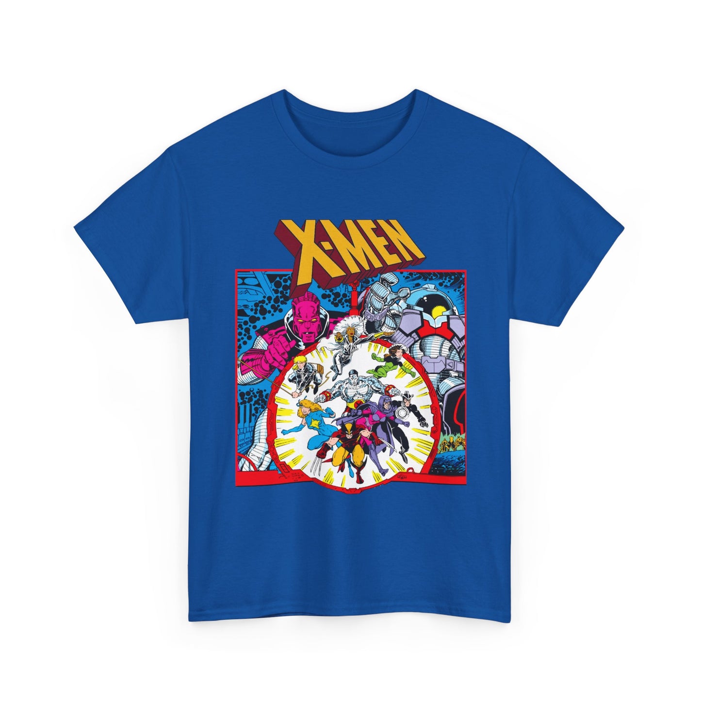 Uncanny X-Men T-Shirt - Arthur Adams Art - Wolverine, Havok, Rogue, Colossus, Psylocke, Longshot, Storm, Dazzler - High Evolutionary - Marvel Comics