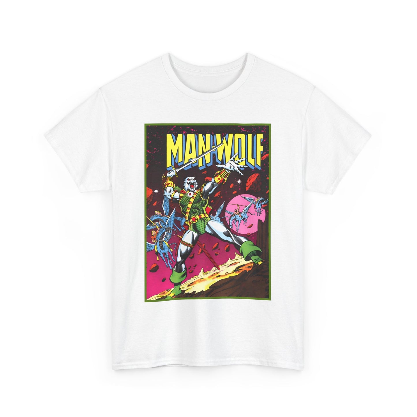Man-Wolf T-Shirt - George Perez Art - Colonel John Jameson - Marvel Premiere #45 Cover Art - Marvel Comics