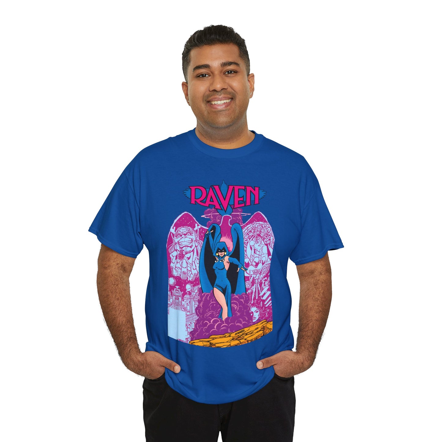 Raven T-Shirt - George Perez Art - New Teen Titans - Trigon, Azarath - DC Comics
