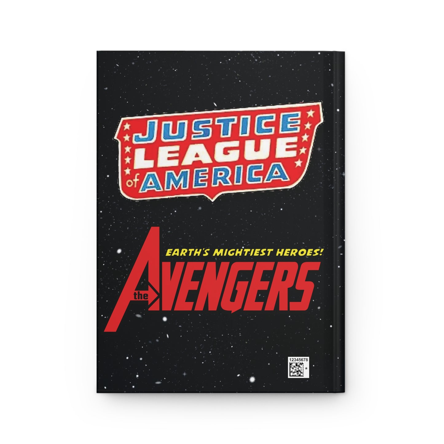 Avengers Vs Justice League Hardcover Journal - 150 Lined Pages, George Perez Art - Superman, Captain America, Iron Man, Green Lantern
