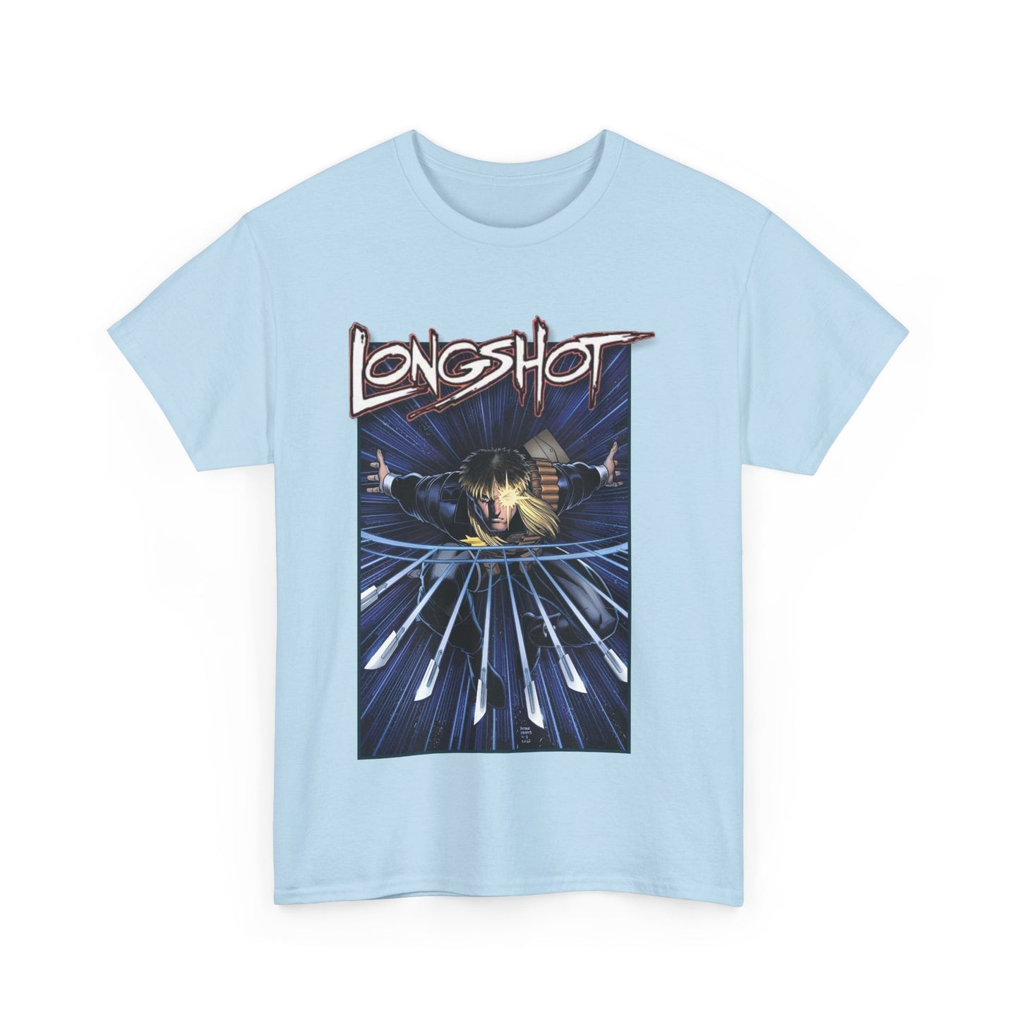 Longshot T-Shirt - Arthur Adams Art - Marvel Comics - Uncanny X-Men - Mojoverse Mutant - Popular 1980s Character
