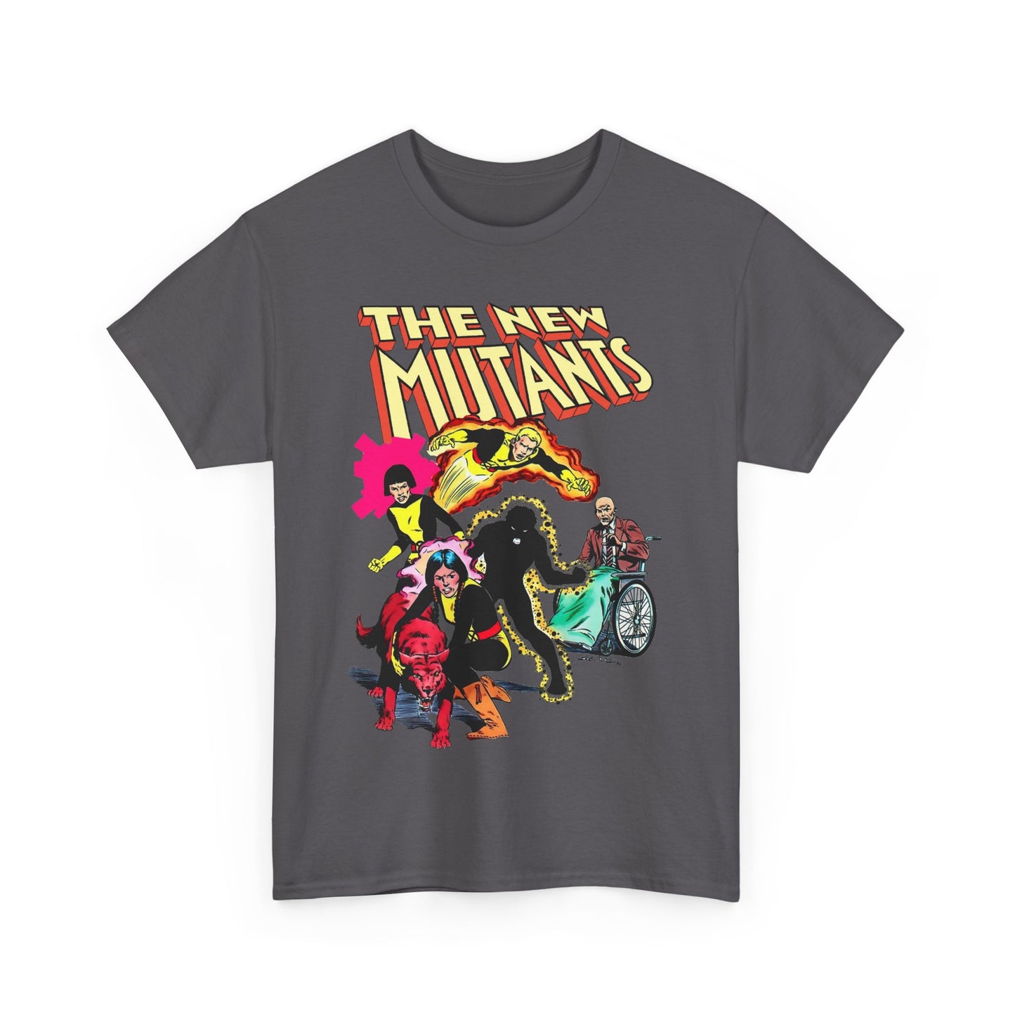 New Mutants T-Shirt - Sunspot, Cannonball, Mirage, Karma, Danni Moonstar - X-Men Characters - Marvel Comics - Mutant Students - Professor X