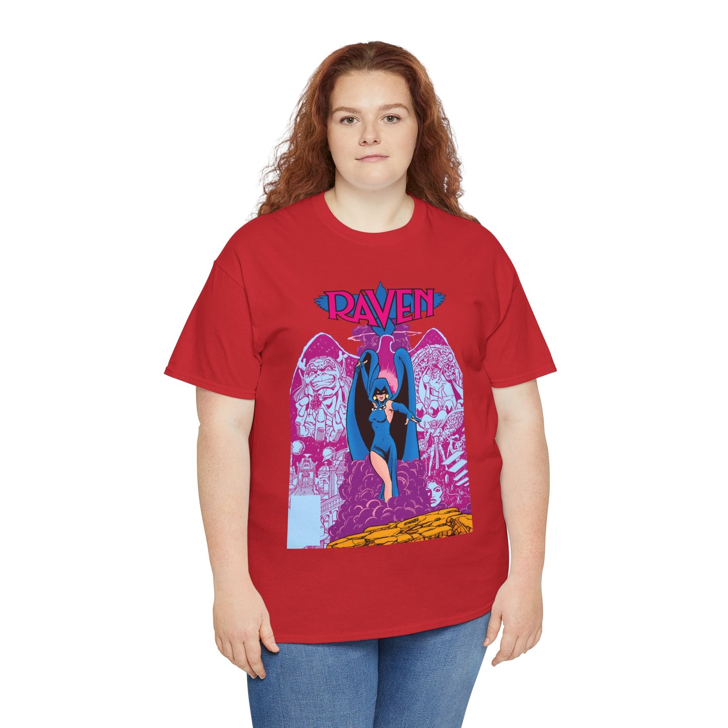 Raven T-Shirt - George Perez Art - New Teen Titans - Trigon, Azarath - DC Comics