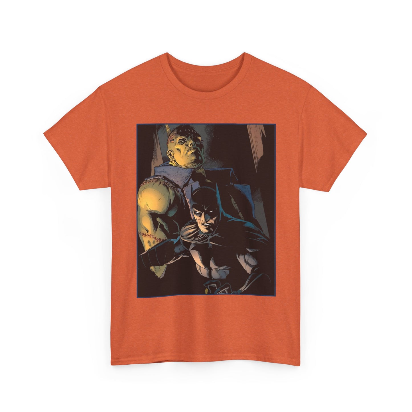 Batman & Frankenstein T-Shirt - Doug Mahnke Art - DC Comics
