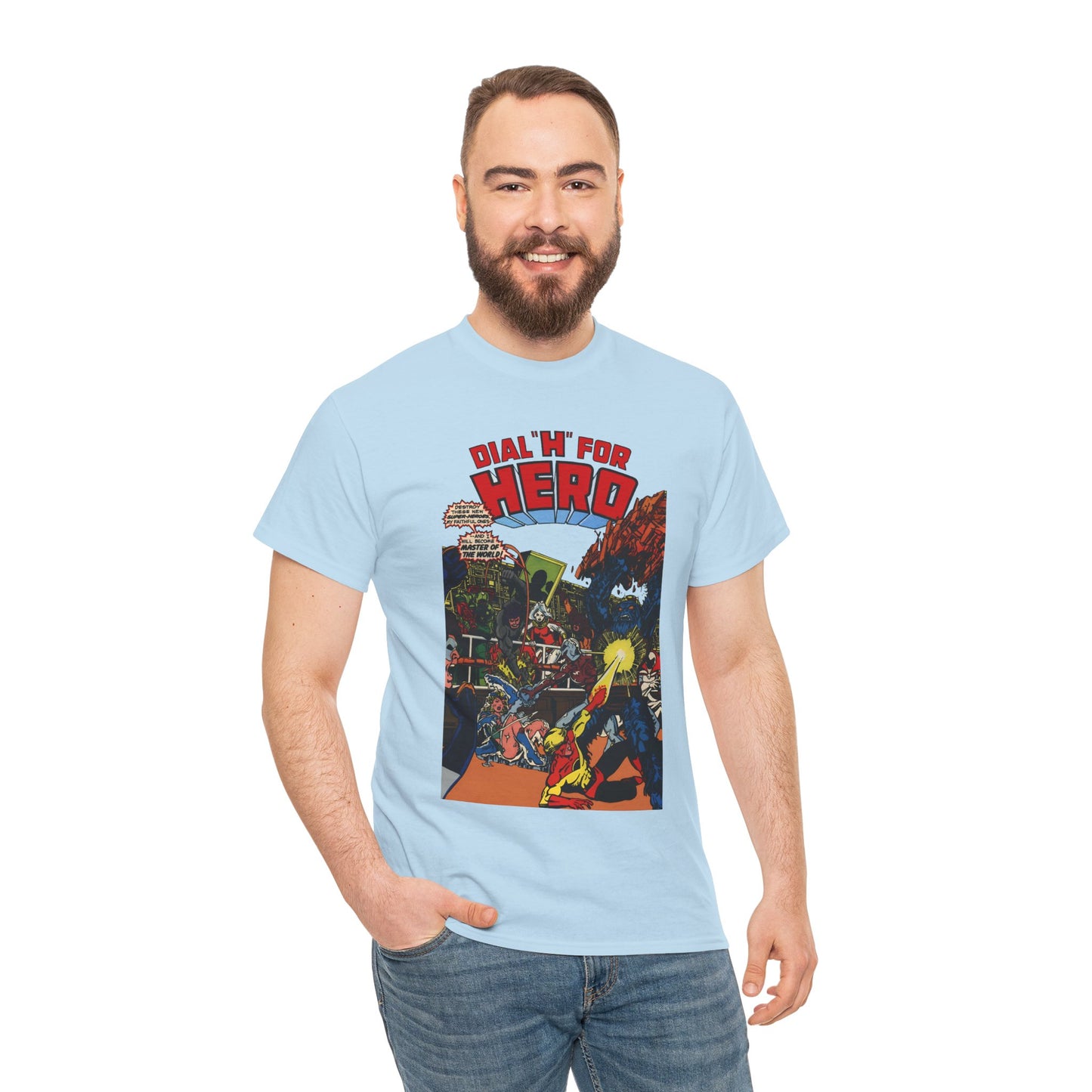 Dial "H" For Hero T-Shirt - George Perez Art - Chris King and Vicki Grant - Adventure Comics Series - DC Comics