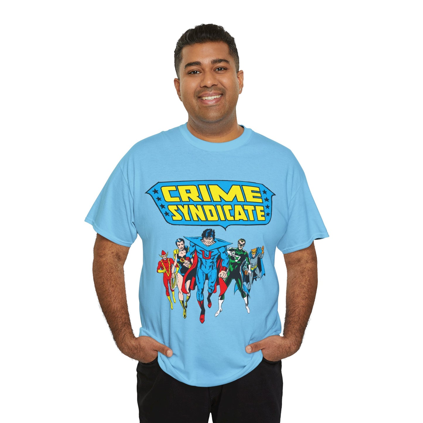 Crime Syndicate T-Shirt - Ultraman, Owlman, Superwoman, Power Ring, Johnny Quick - Earth 3 Justice League Villains - DC Comics