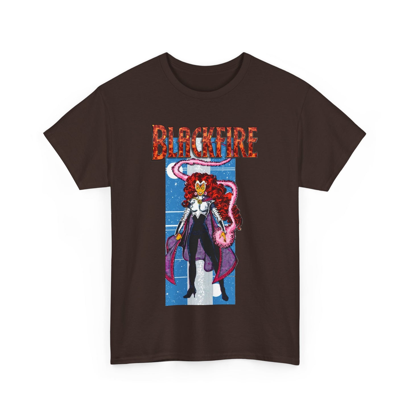 Blackfire T-Shirt - George Perez Art - New Teen Titans Enemy, Starfire's Evil Sister - From Tamaran - DC Comics