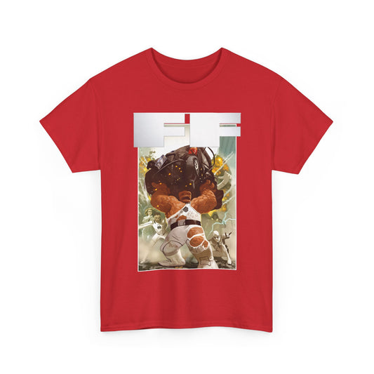 FF T-Shirt - Daniel Acuna Art - Fantastic Four - Mr. Fantastic, Invisible Woman, Thing, Spider-Man - Marvel Comics