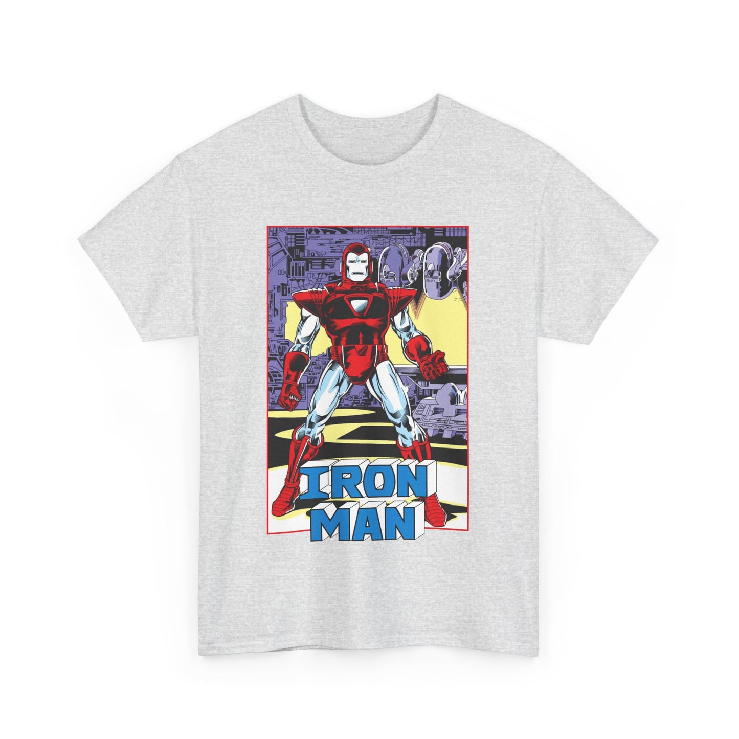 Iron Man T-Shirt - Tony Stark, Stark Industries - Silver Centurion Armor - Marvel Comics