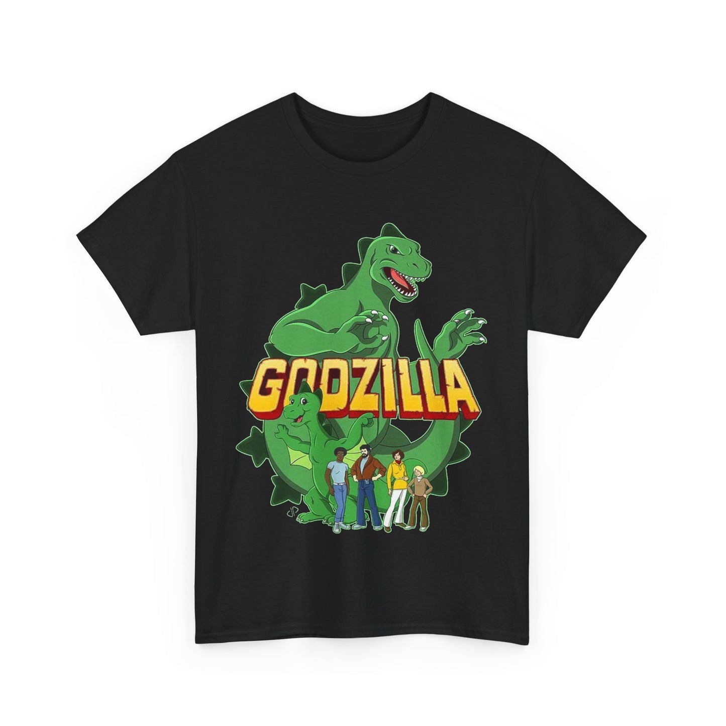 Godzilla T-Shirt - Popular 1970s Hanna-Barbera Cartoon - Godzooky - Retro 70s Animation - Toho - King of the Monsters