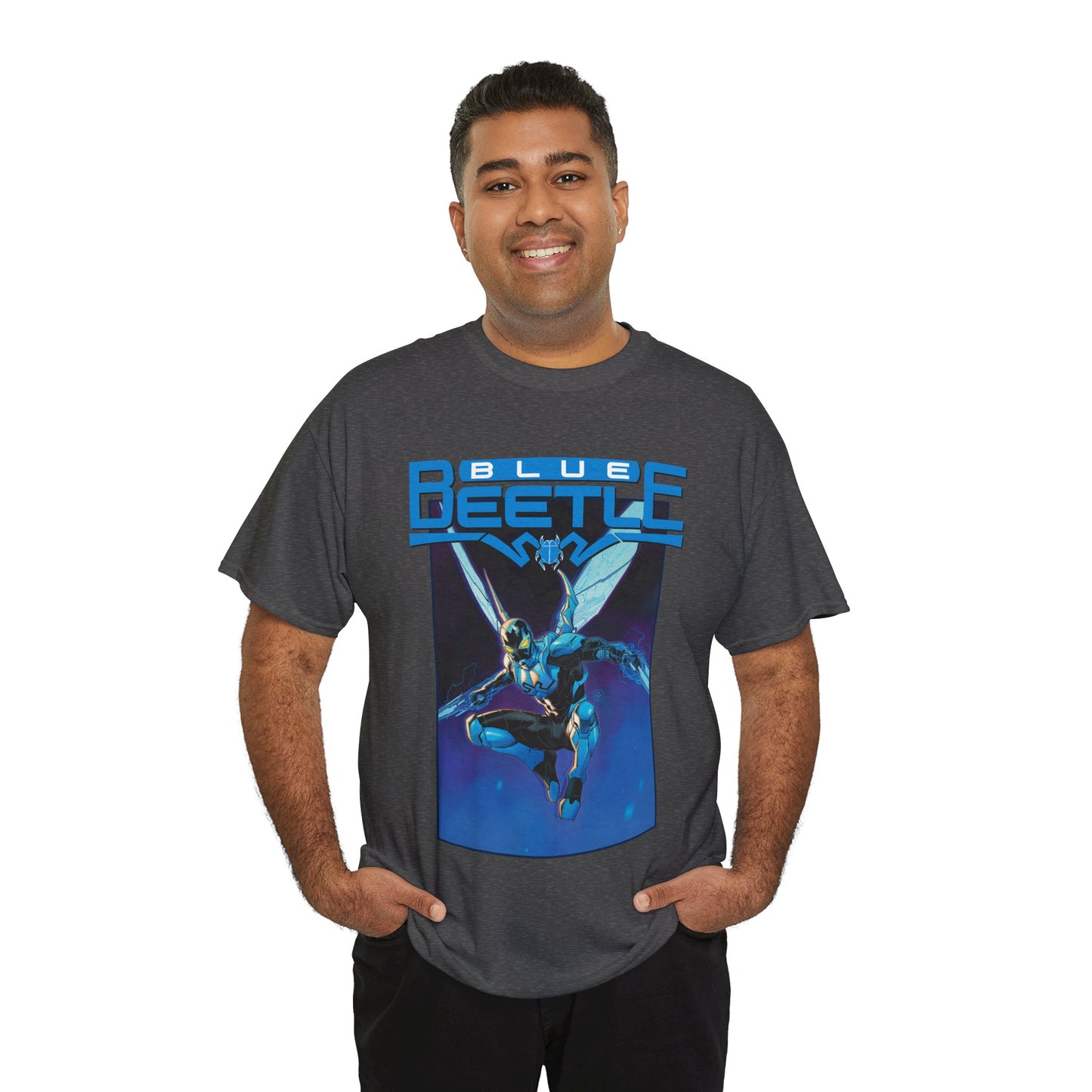 Blue Beetle T-Shirt - Dan Mora Art - DC Comics Character - Jaime Reyes