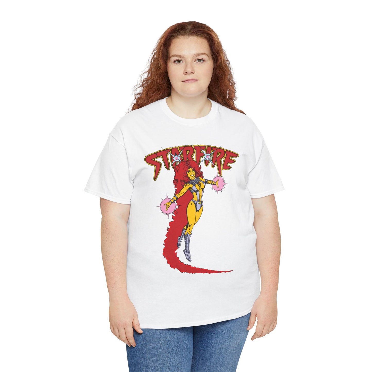 Starfire T-Shirt - George Perez Art - Popular New Teen Titans Character - DC Comics - Tamaran Princess